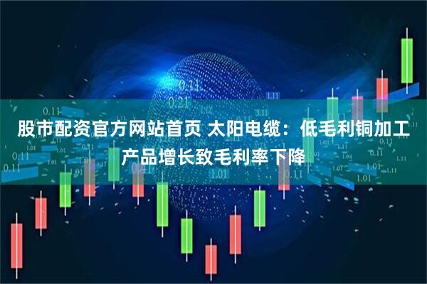 股市配资官方网站首页 太阳电缆：低毛利铜加工产品增长致毛利率下降